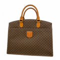 Celine Handbag Macadam Brown Gold