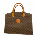 Celine Handbag Macadam Brown Gold