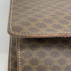 Celine Handbag Macadam Brown Gold — view 8