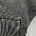 Chanel Tote Denim Black Brown Gold — view 6