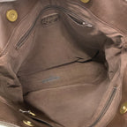Chanel Tote Denim Black Brown Gold — view 4
