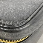 Chanel Vanity Bag Caviar Leather Black Gold 2-Way — view 6