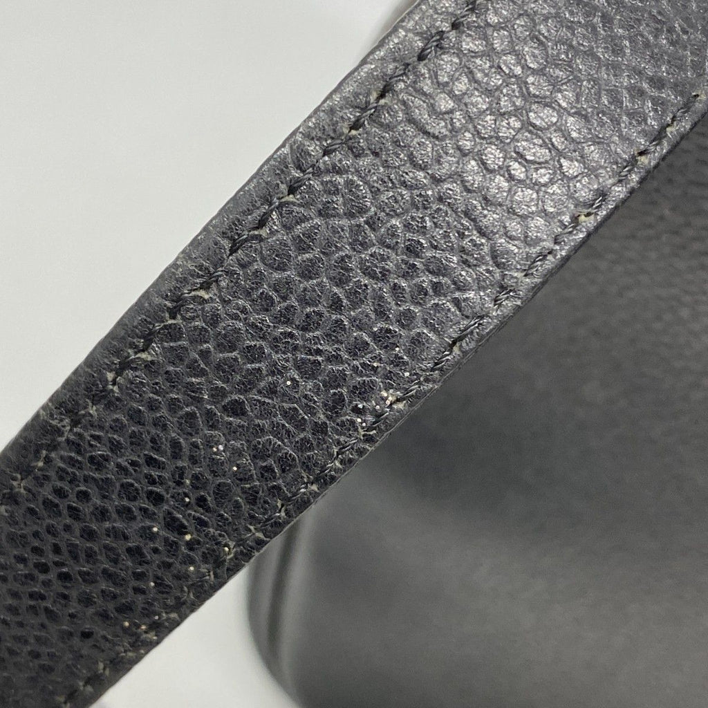 Chanel Vanity Bag Caviar Leather Black Gold 2-Way — view 8