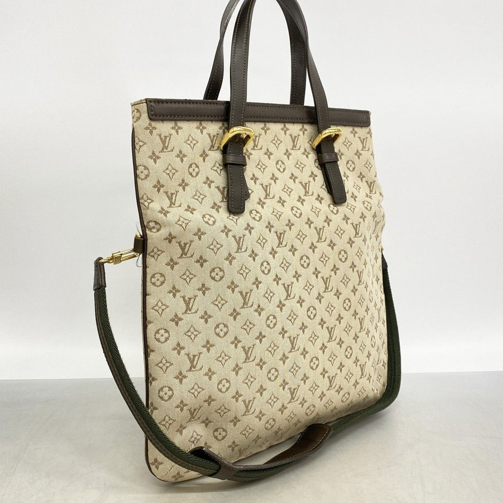 Louis Vuitton Tote Monogram Mini Francoise Khaki 2-Way — view 2