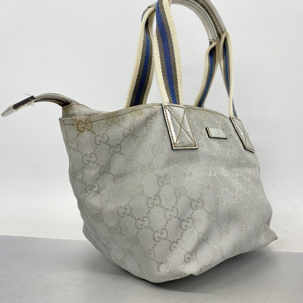 Gucci Handbag GG Canvas Nylon Silver — view 2