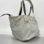 Gucci Handbag GG Canvas Nylon Silver — view 2