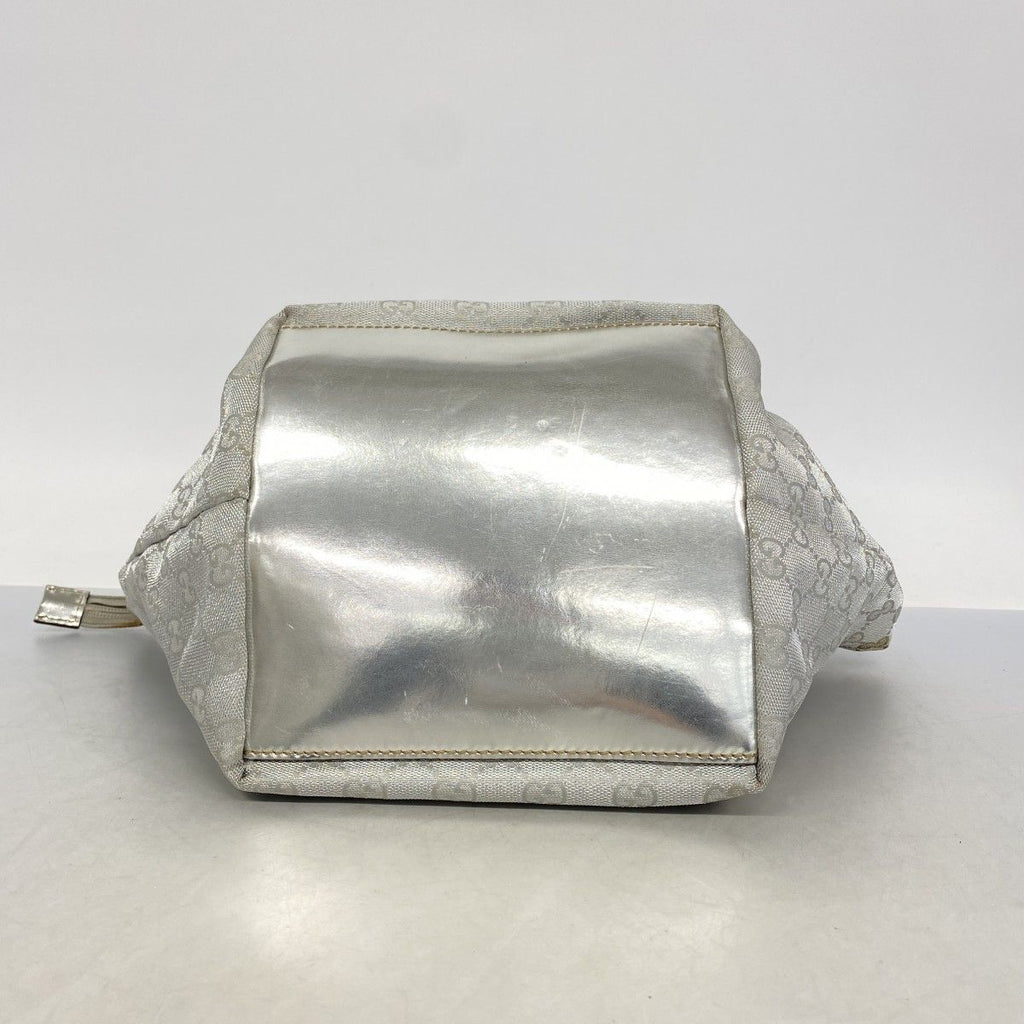 Gucci Handbag GG Canvas Nylon Silver — view 3