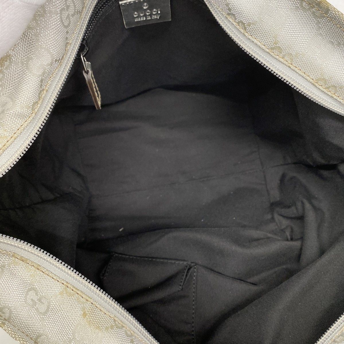 Gucci Handbag GG Canvas Nylon Silver — view 4
