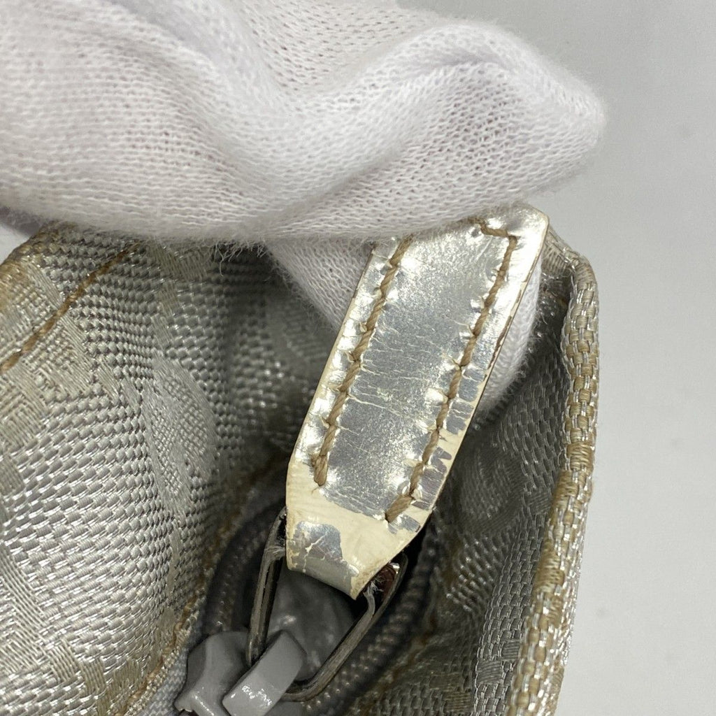 Gucci Handbag GG Canvas Nylon Silver — view 8