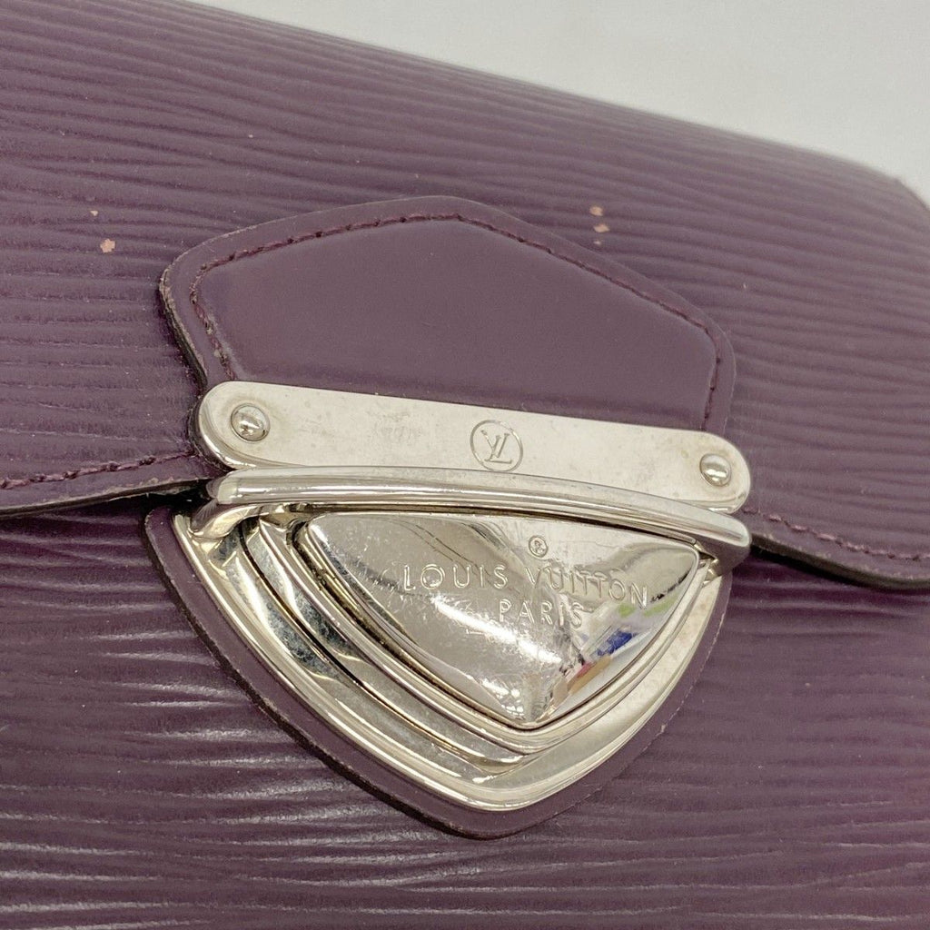 Louis Vuitton Trifold Wallet Epi Portefeuille Joy Cassis — view 7
