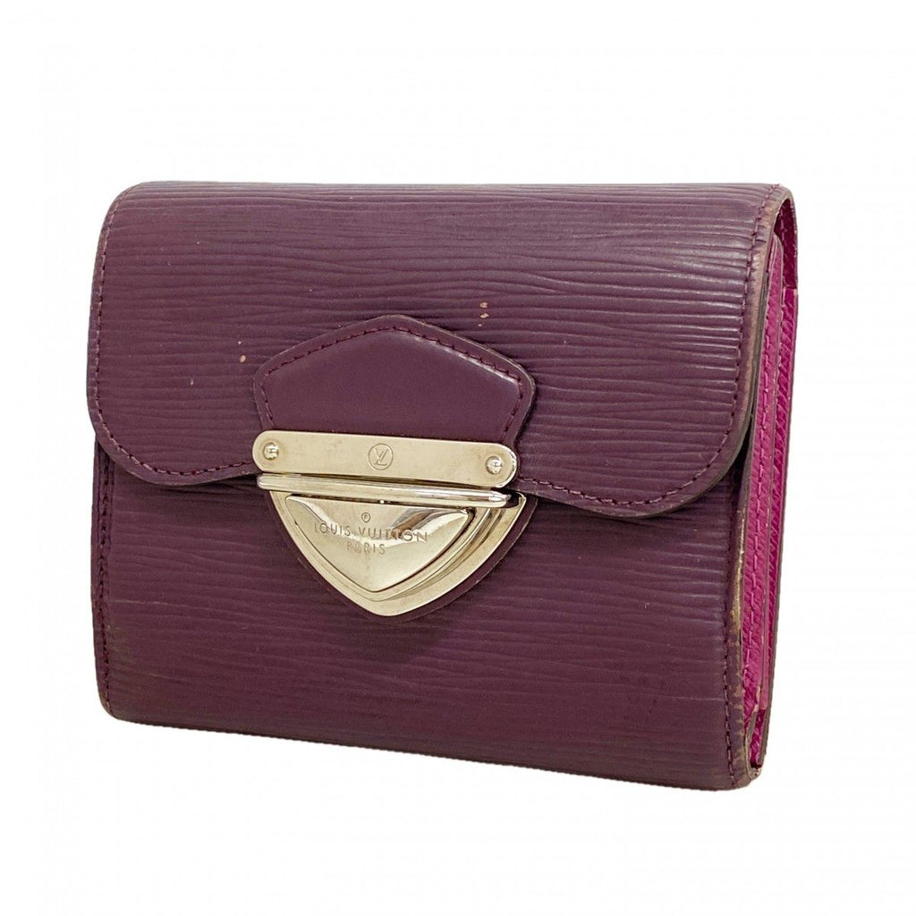 Louis Vuitton Trifold Wallet Epi Portefeuille Joy Cassis