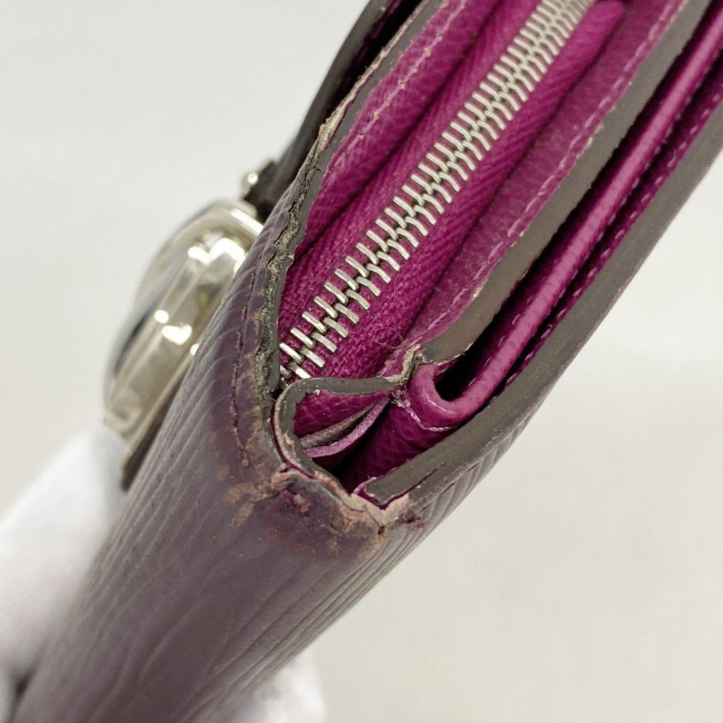 Louis Vuitton Trifold Wallet Epi Portefeuille Joy Cassis — view 5