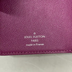 Louis Vuitton Trifold Wallet Epi Portefeuille Joy Cassis — view 4