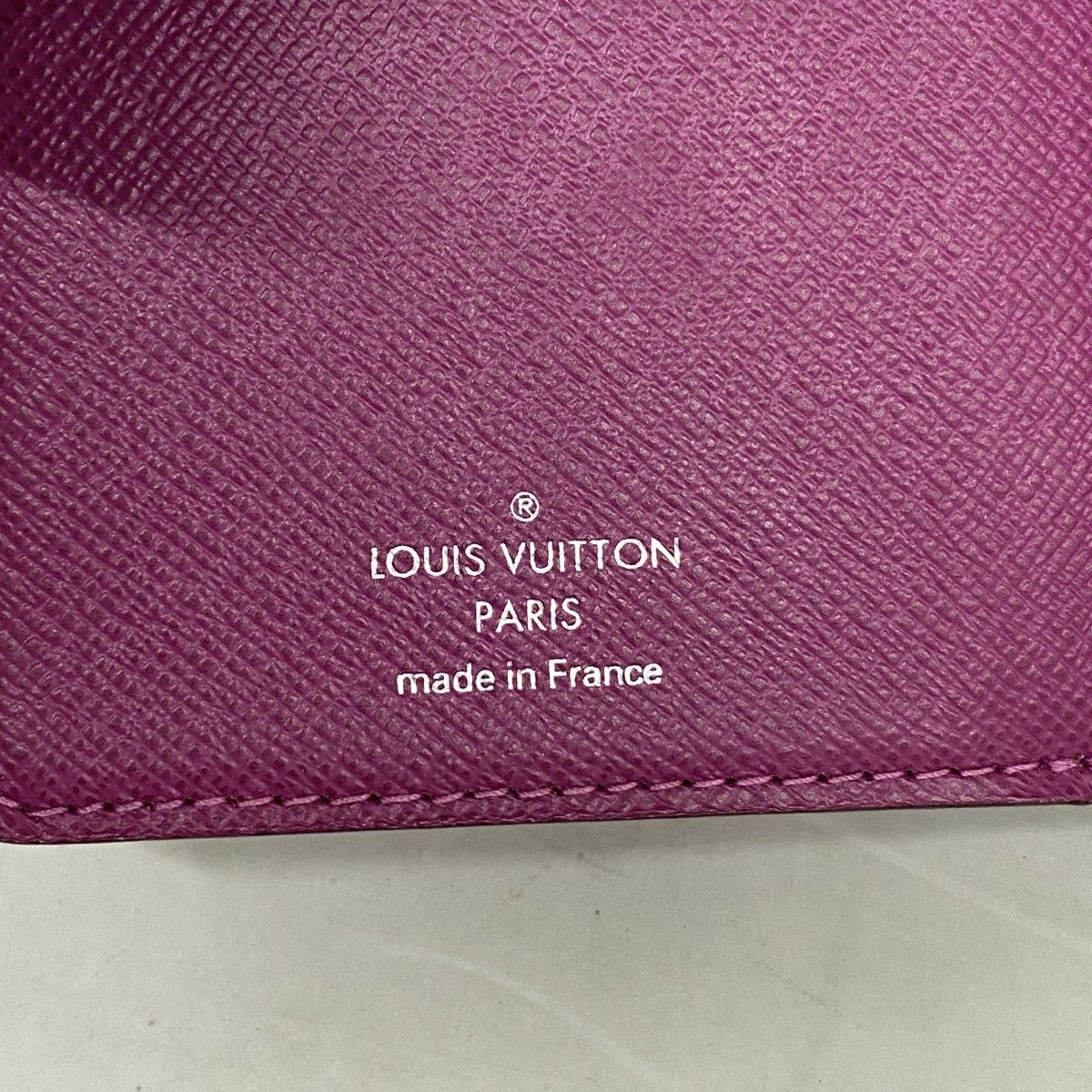 Louis Vuitton Trifold Wallet Epi Portefeuille Joy Cassis — view 4