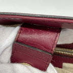 Gucci Tote GG Canvas Brown Bordeaux Champagne Gold — view 8