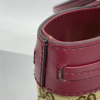 Gucci Tote GG Canvas Brown Bordeaux Champagne Gold — view 7