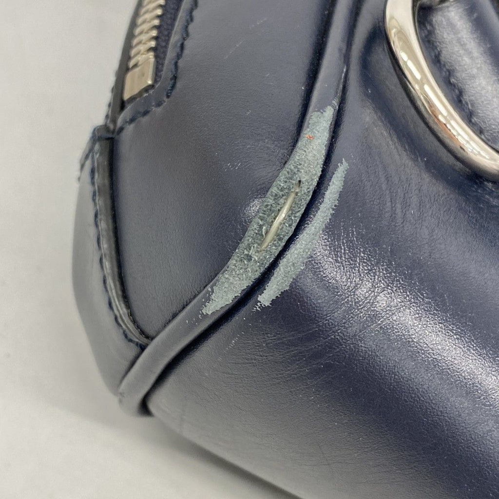 Gucci Belt Bag Guccissima Leather Navy Silver — view 6