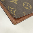 Louis Vuitton Billfold Monogram Portobier 10 Cult Cles Brown Wallet — view 7
