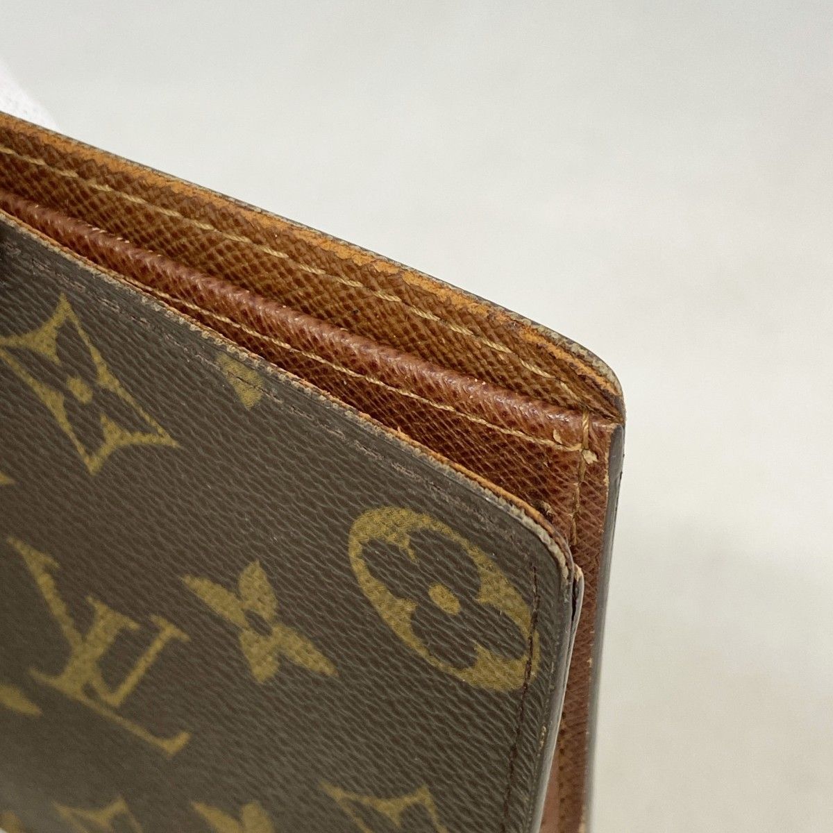 Louis Vuitton Billfold Monogram Portobier 10 Cult Cles Brown Wallet — view 5