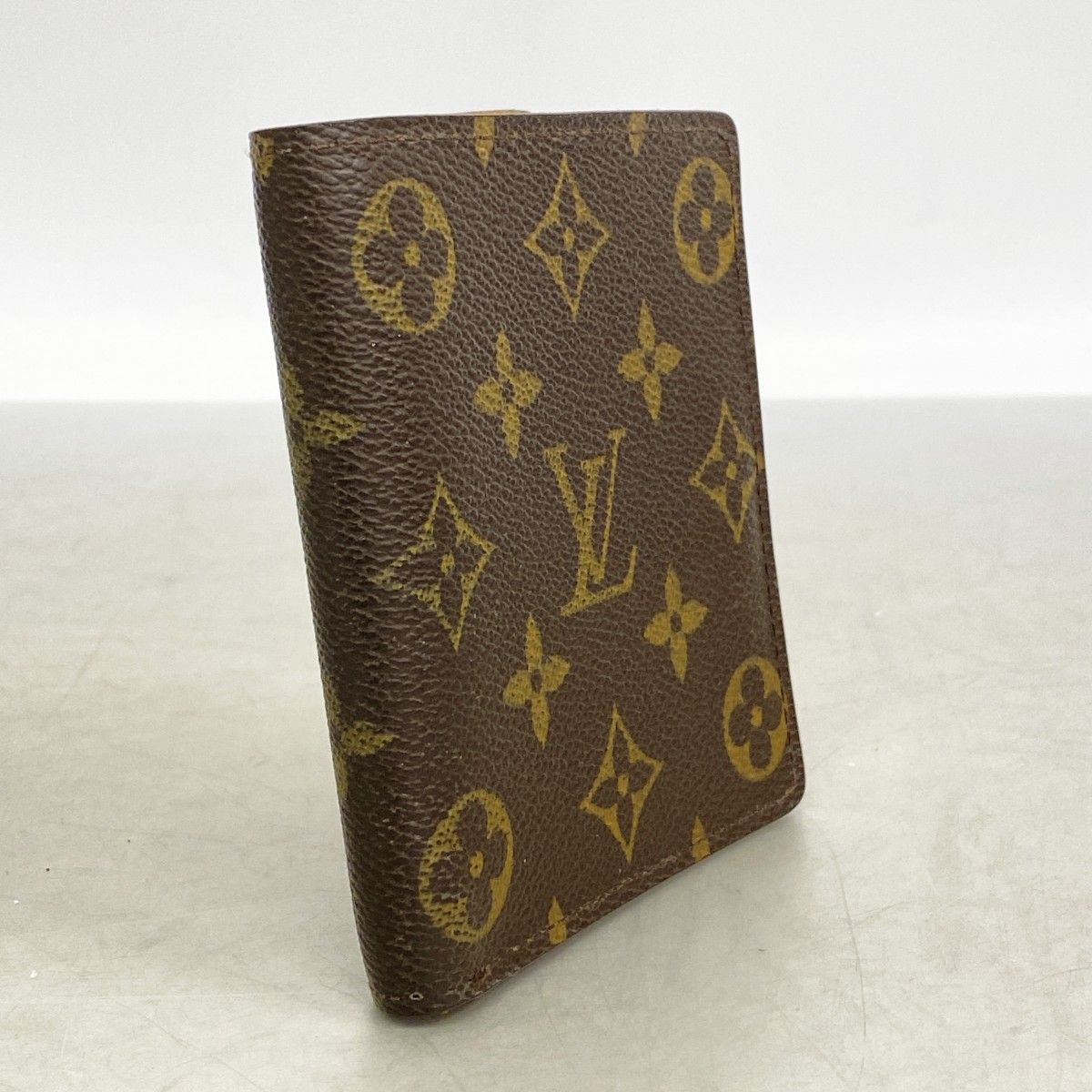 Louis Vuitton Billfold Monogram Portobier 10 Cult Cles Brown Wallet — view 2