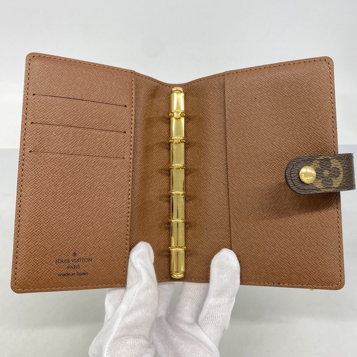 Louis Vuitton Notebook Cover Monogram Agenda PM Brown — view 3