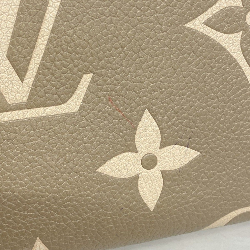 Louis Vuitton Wallet Monogram Empreinte Bicolor Zippy Tourterelle le Cream — view 9