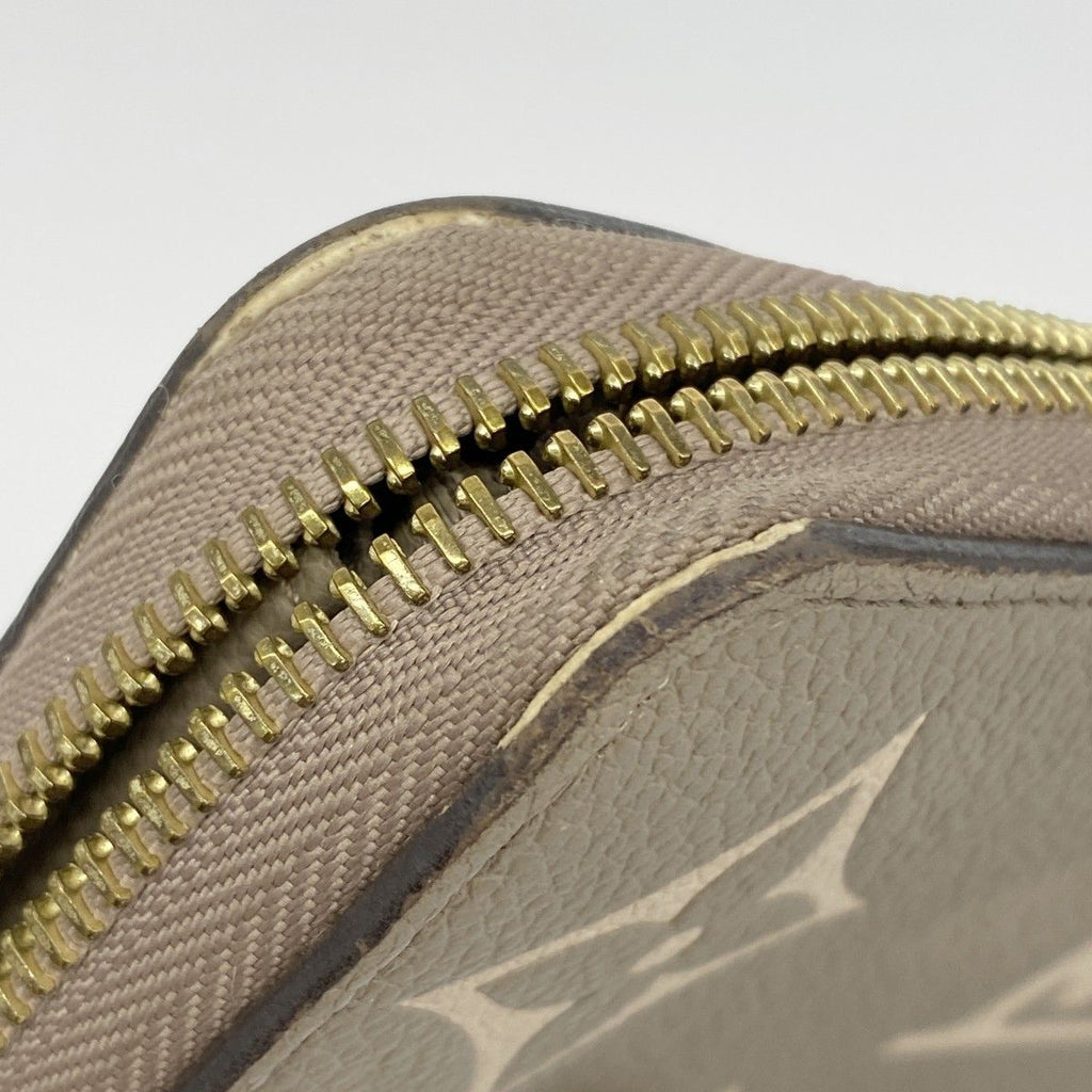 Louis Vuitton Wallet Monogram Empreinte Bicolor Zippy Tourterelle le Cream — view 5