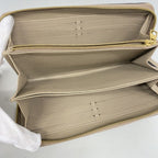 Louis Vuitton Wallet Monogram Empreinte Bicolor Zippy Tourterelle le Cream — view 3