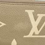 Louis Vuitton Wallet Monogram Empreinte Bicolor Zippy Tourterelle le Cream — view 8