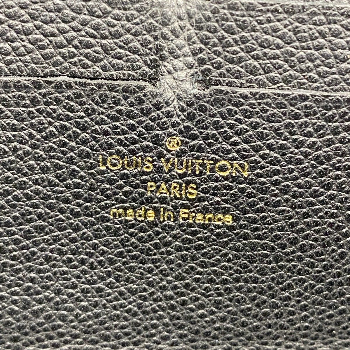 Louis Vuitton Wallet Monogram Empreinte Zippy Noir — view 4