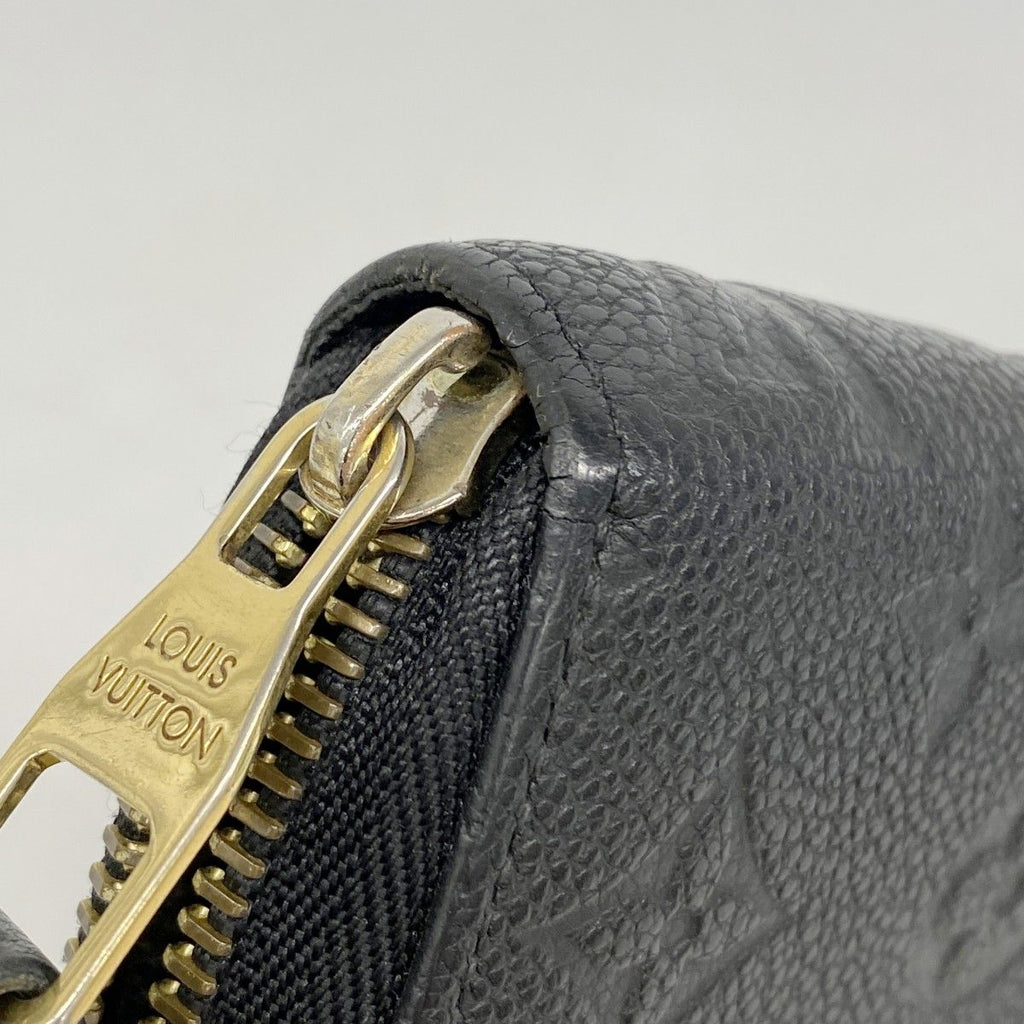 Louis Vuitton Wallet Monogram Empreinte Zippy Noir — view 7