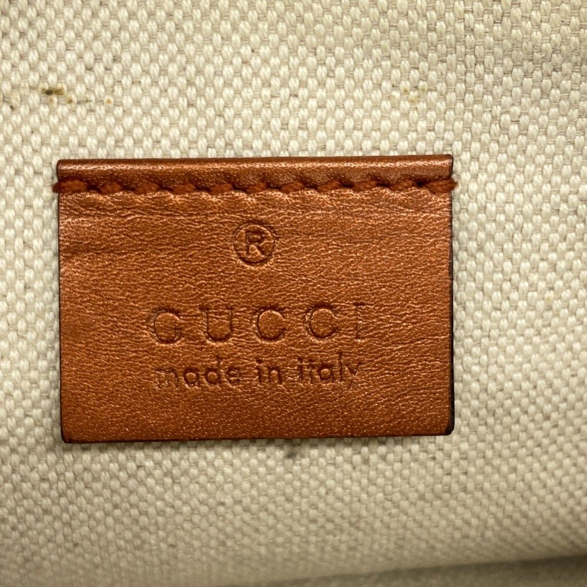 Gucci Tote GG Canvas Brown Gold — view 5