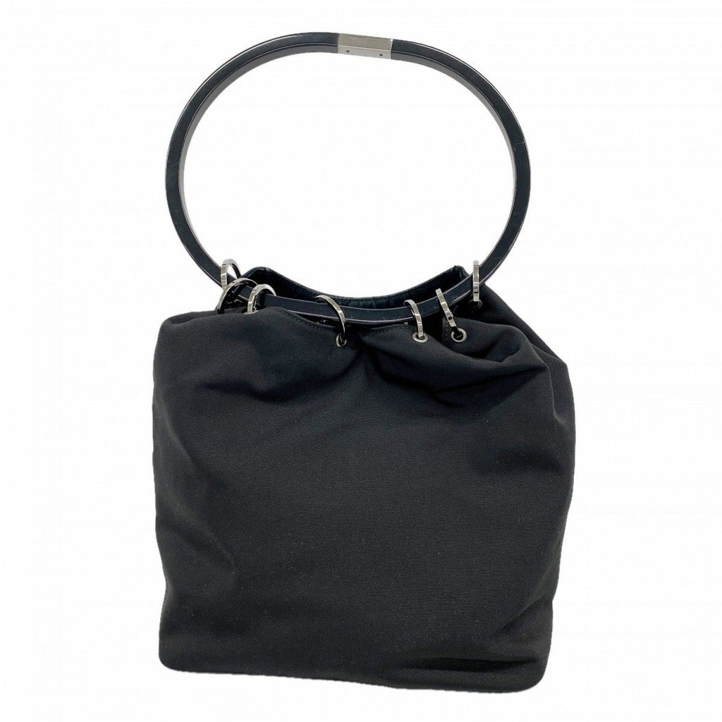 Gucci Handbag 001 Nylon Black Silver
