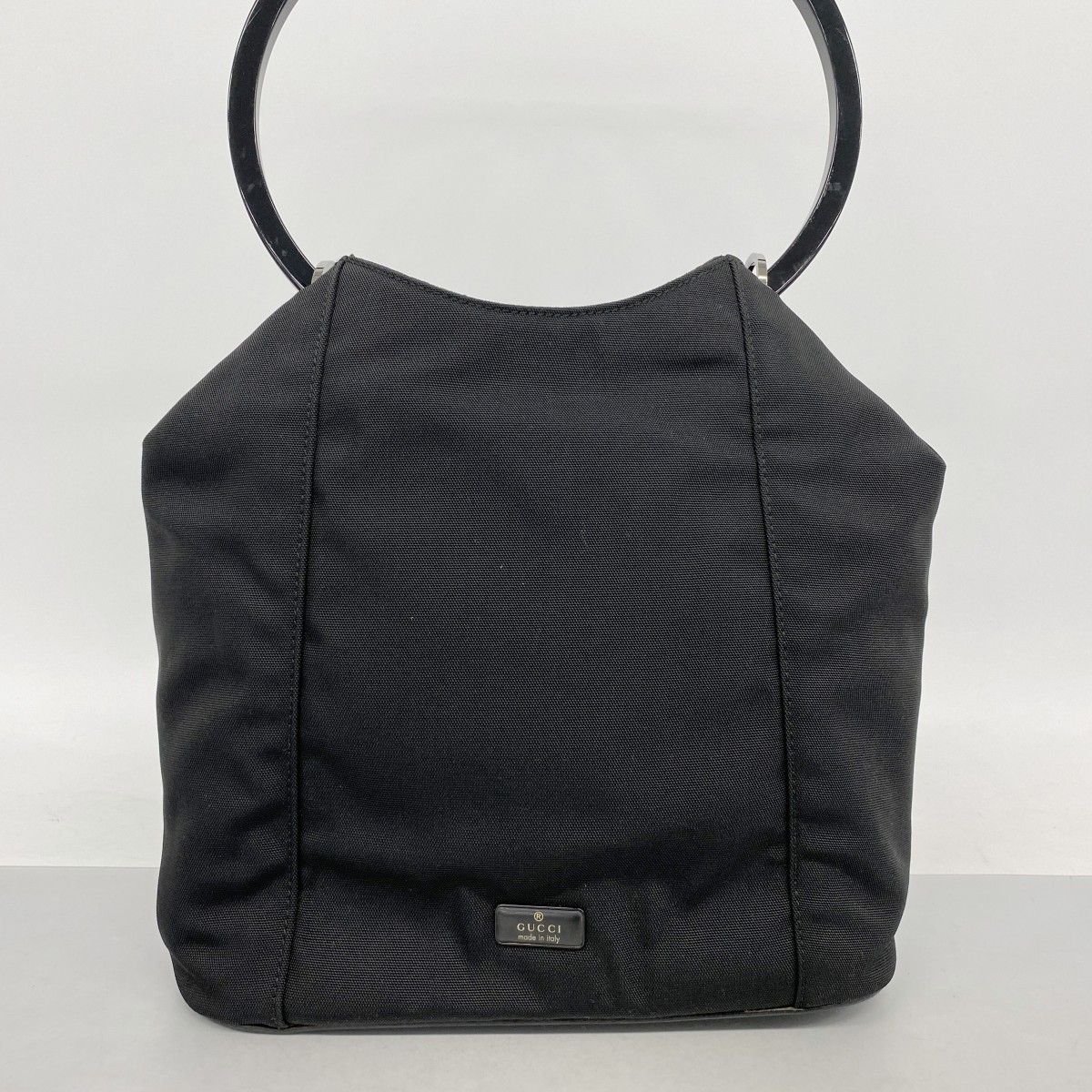 Gucci Handbag 001 Nylon Black Silver — view 9