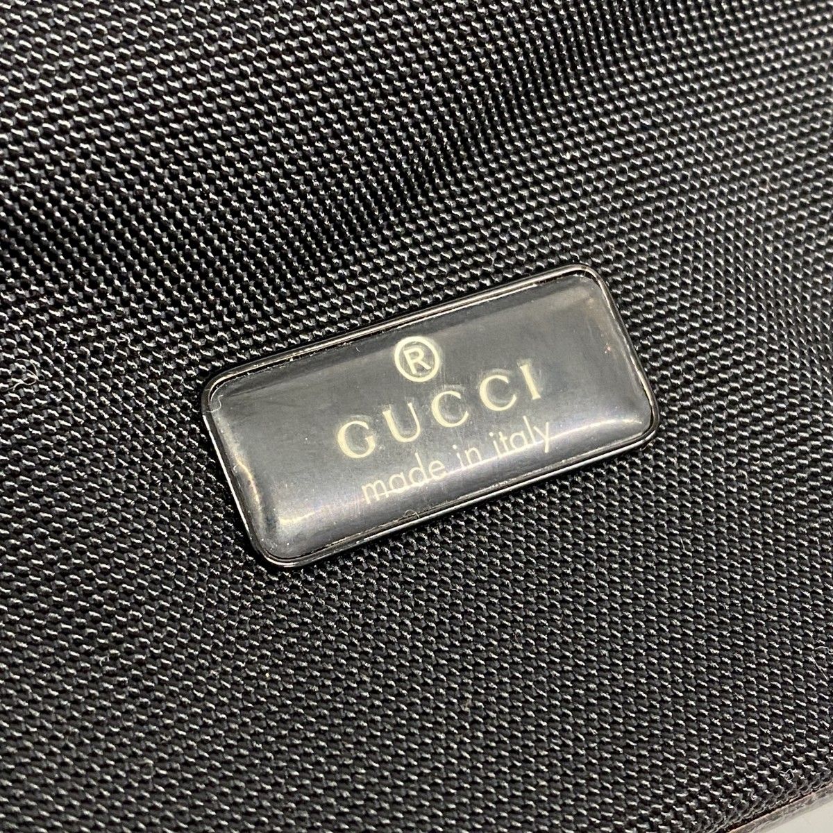 Gucci Handbag 001 Nylon Black Silver — view 8