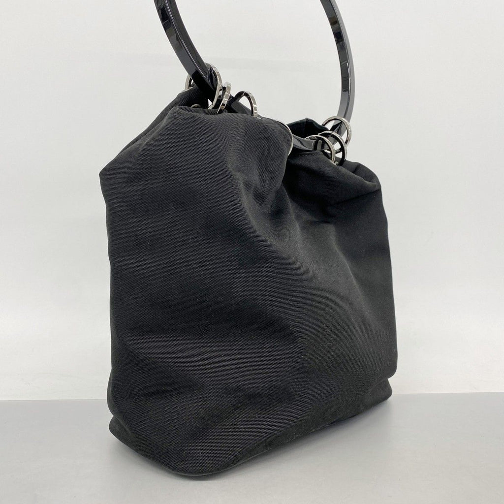 Gucci Handbag 001 Nylon Black Silver — view 2