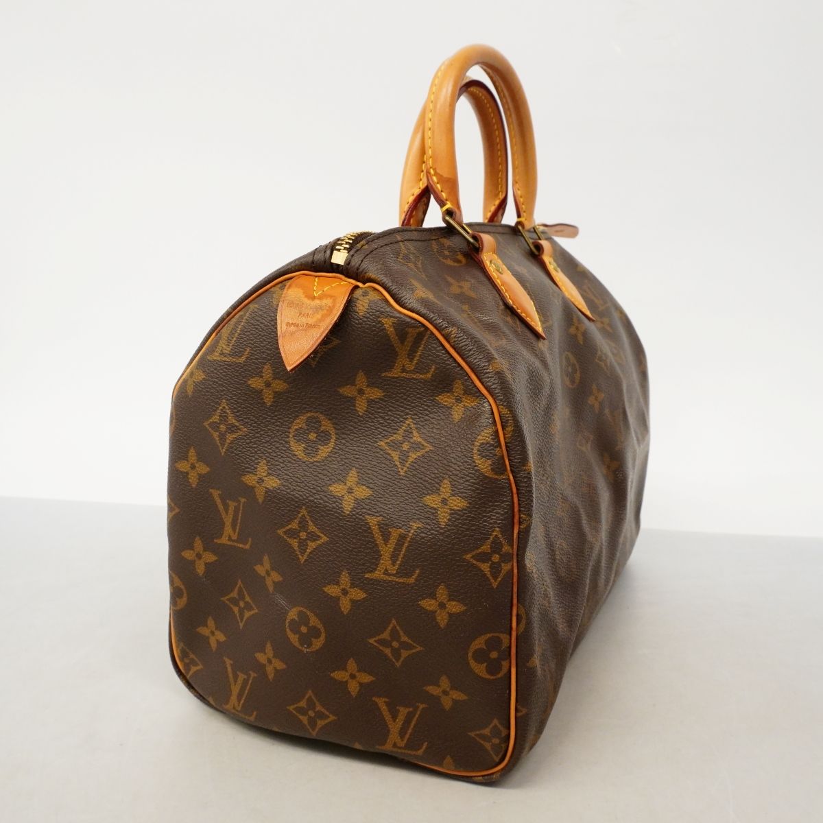 Louis Vuitton Handbag Monogram Speedy 30 Brown — view 2