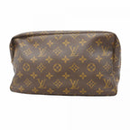 Louis Vuitton Pouch Monogram Trousse Toilet 28 Brown