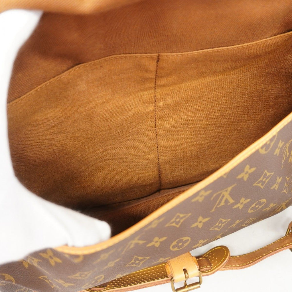 Louis Vuitton Shoulder Bag Monogram Saumur 35 Brown — view 4