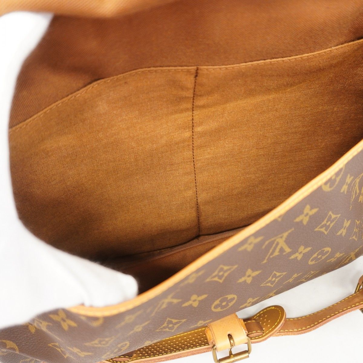 Louis Vuitton Shoulder Bag Monogram Saumur 35 Brown — view 4