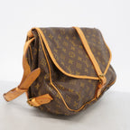 Louis Vuitton Shoulder Bag Monogram Saumur 35 Brown — view 2