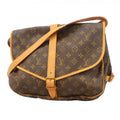 Louis Vuitton Shoulder Bag Monogram Saumur 35 Brown