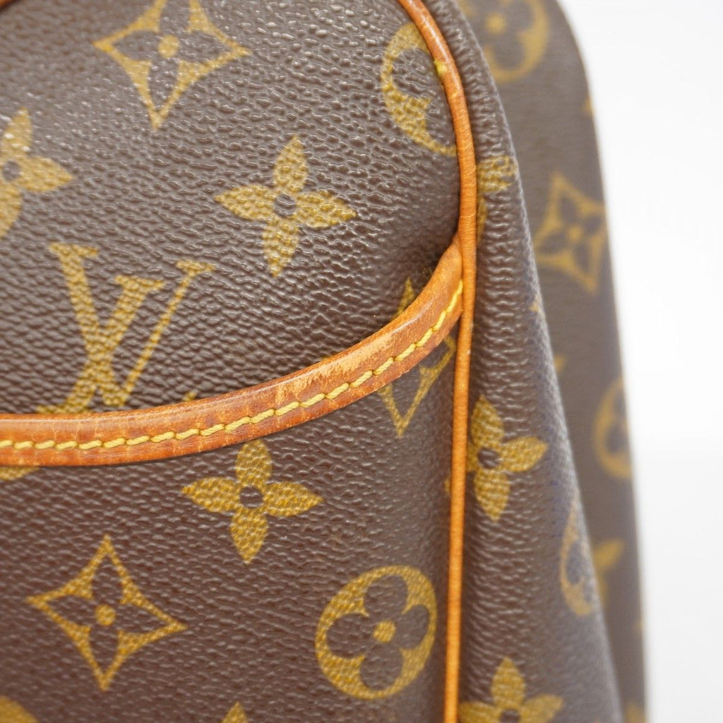 Louis Vuitton Handbag Monogram Deauville Brown — view 9