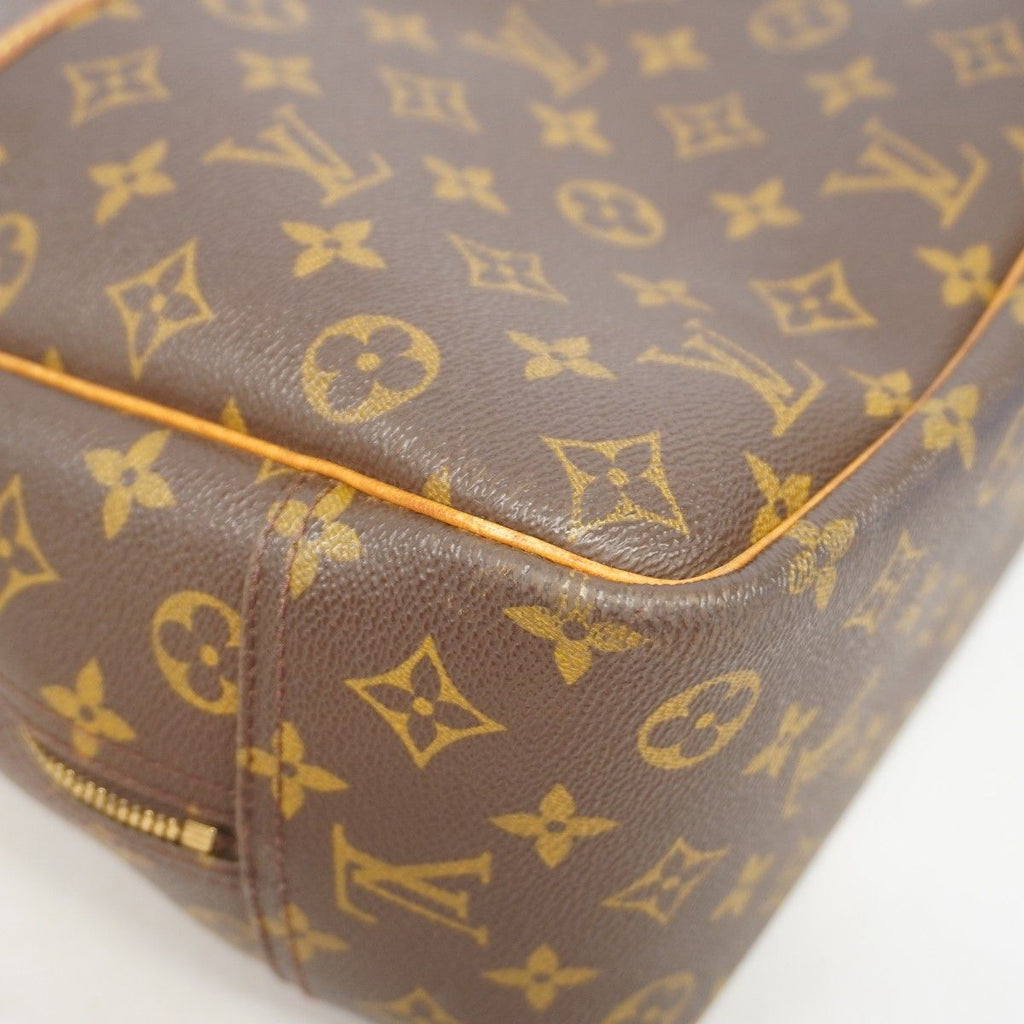 Louis Vuitton Handbag Monogram Deauville Brown — view 8