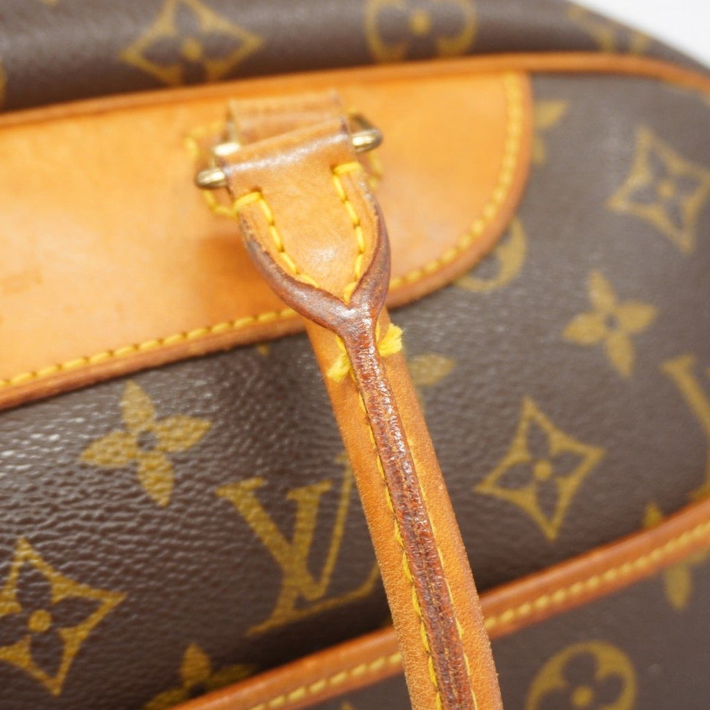 Louis Vuitton Handbag Monogram Deauville Brown — view 6
