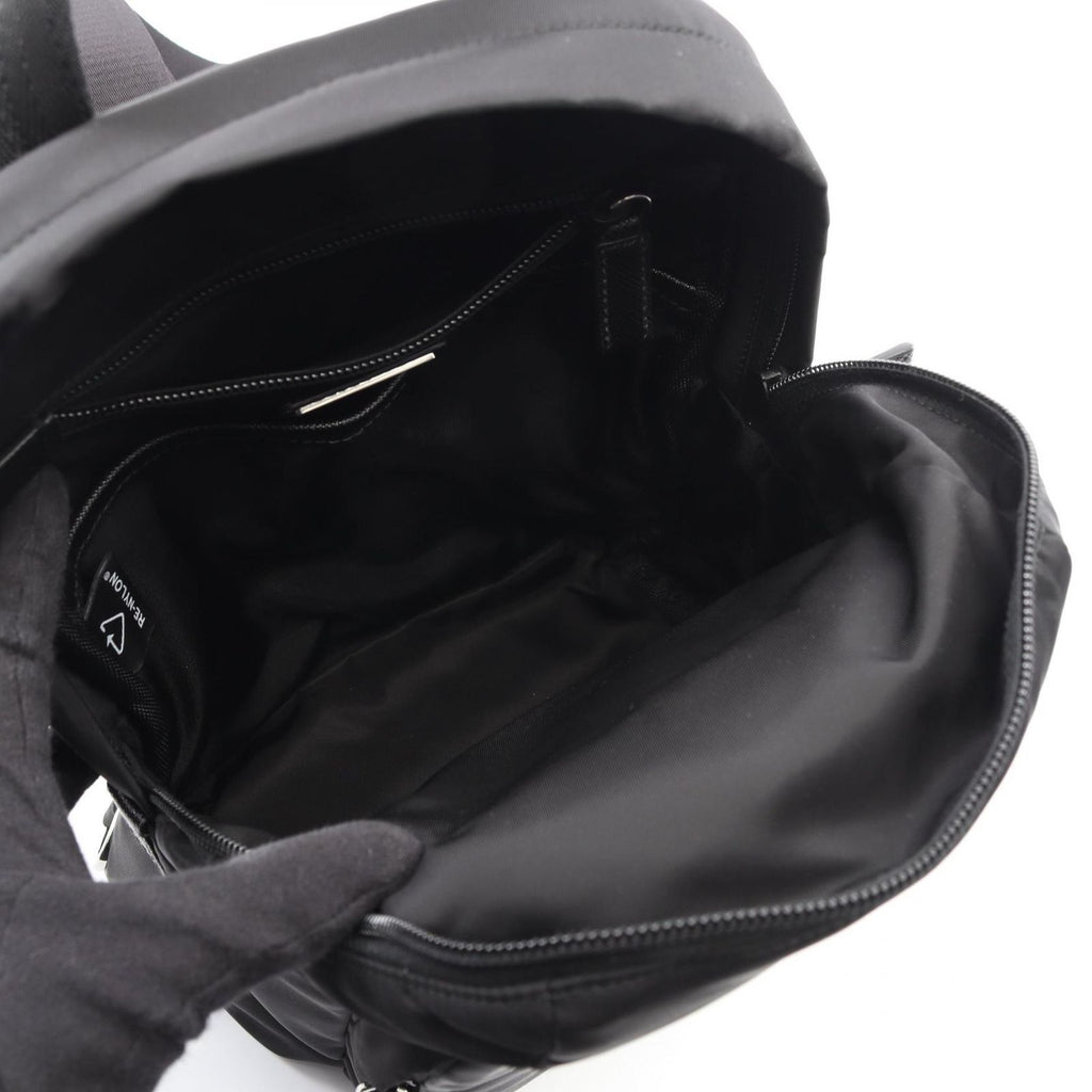 Prada Waist Bag Re-Nylon Saffiano Leather Cross — view 3