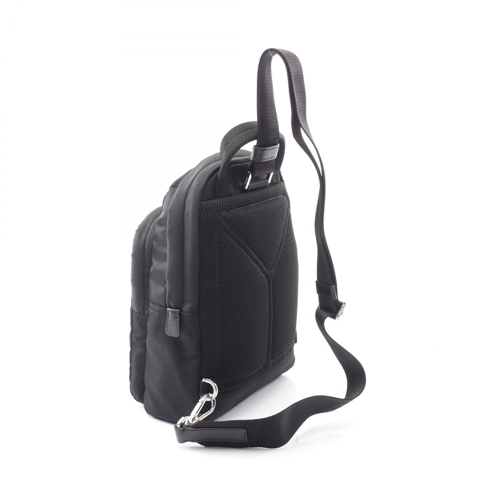 Prada Waist Bag Re-Nylon Saffiano Leather Cross — view 2