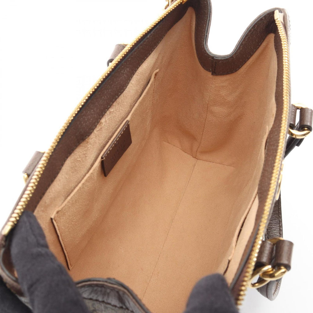 Gucci Tote Ophidia GG Small 2-Way Beige Brown Canvas Leather — view 3