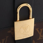 Louis Vuitton Handbag Locky BB Monogram Noir 2-Way Canvas Leather — view 6