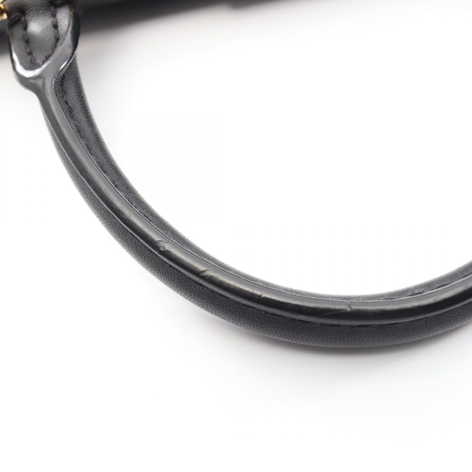 Louis Vuitton Handbag Locky BB Monogram Noir 2-Way Canvas Leather — view 8
